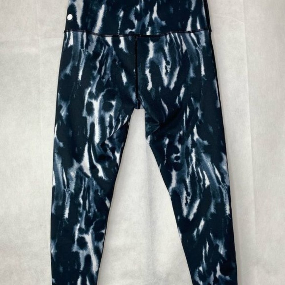 Zella Leggings Womens black white tie dye size Small S - Picture 2 of 4